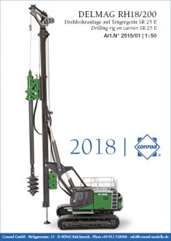 DELMAG RH 18/200 Drehbohranlage auf Trägergerät SR 25 E