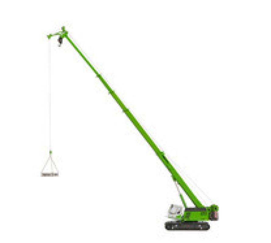Sennebogen 683 HD Raupenkran grün